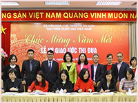 Gặp mặt đầu Xuân Giáp Thìn 2024 và Lễ ký Giao ước thi đua